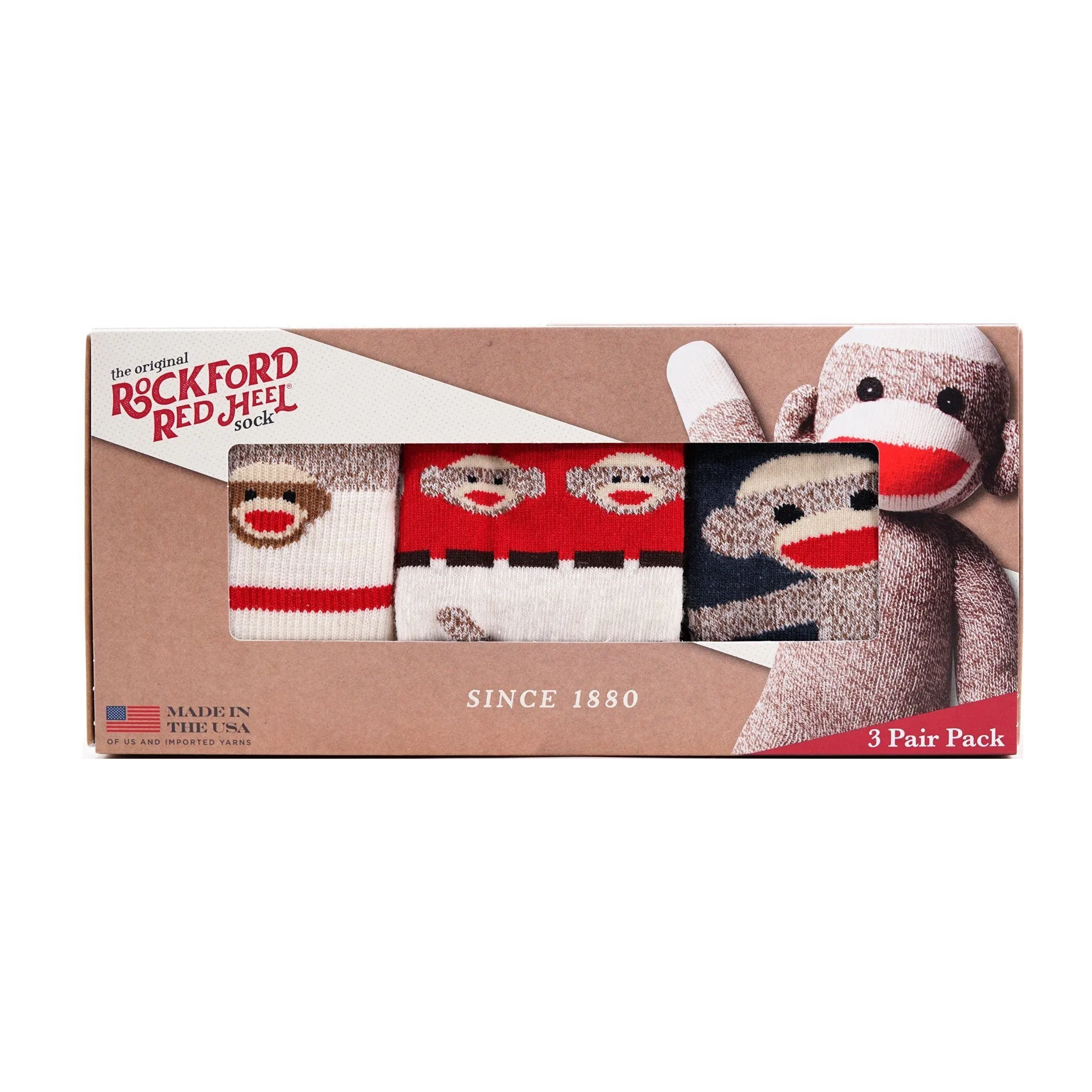 Kid's Red Heel Socks Gift Box