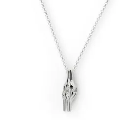 knee necklace | silver