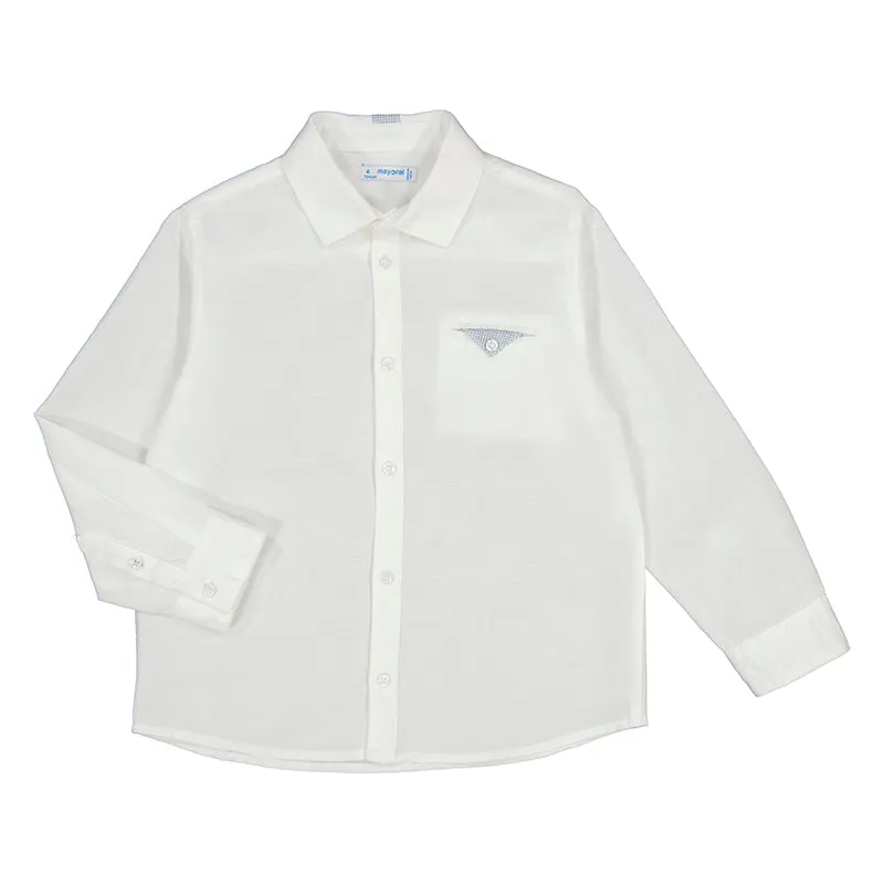 Mayoral Mini White Dress Shirt_ 3122-67