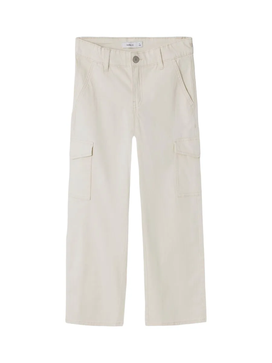 Name it trousers with big pockets for boys 13220718 dove grey