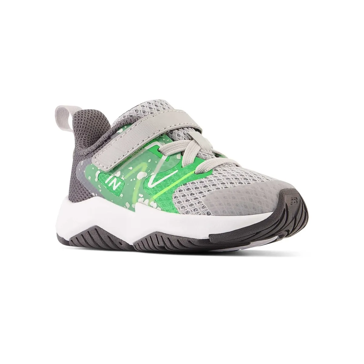 New Balance Toddler's ITRAVGG2 Grey/Lime