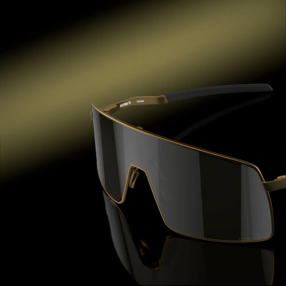 Oakley Sutro TI Prizm Black Lenses Matte Gold Frame