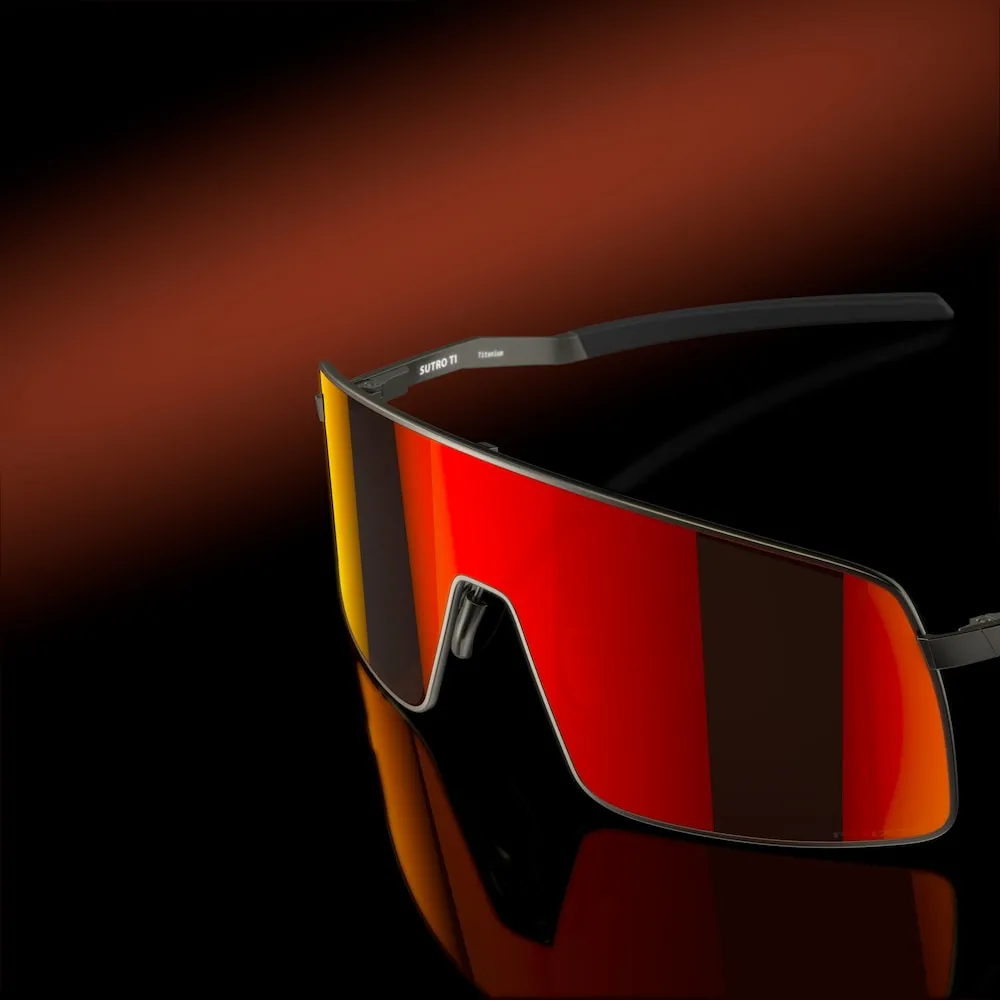 Oakley Sutro TI Prizm Ruby Lenses Satin Carbon Frame