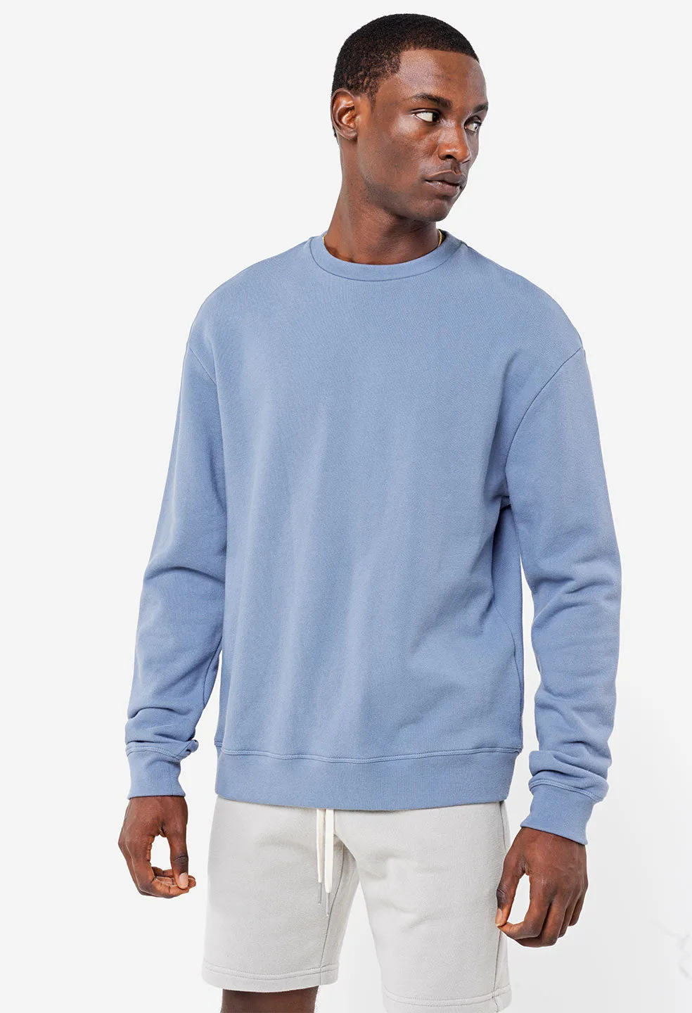 Oversized Crewneck Pullover / Arctic