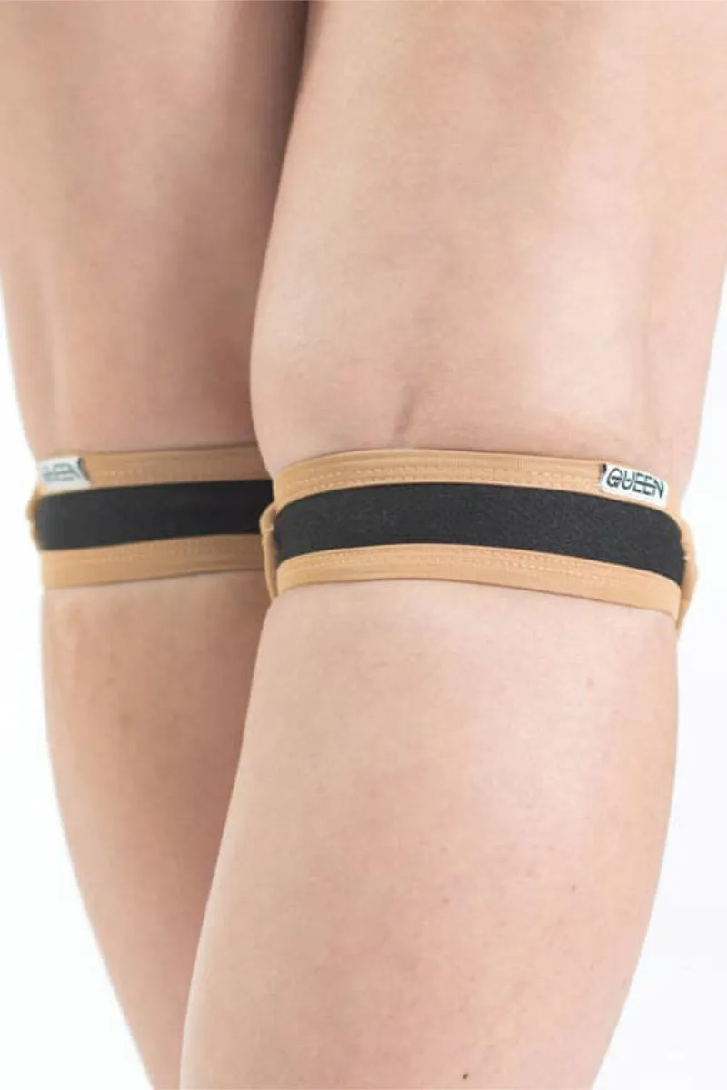 Queen Slides Lips Kneepads - Caramel