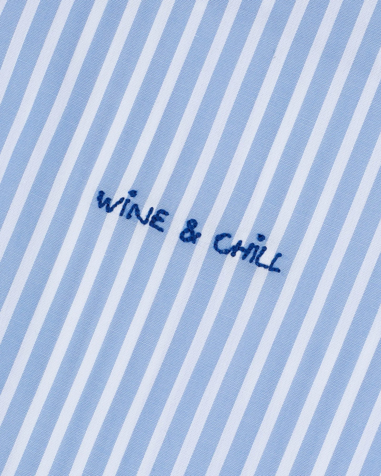 "Wine & Chill" dewet popelin shirt