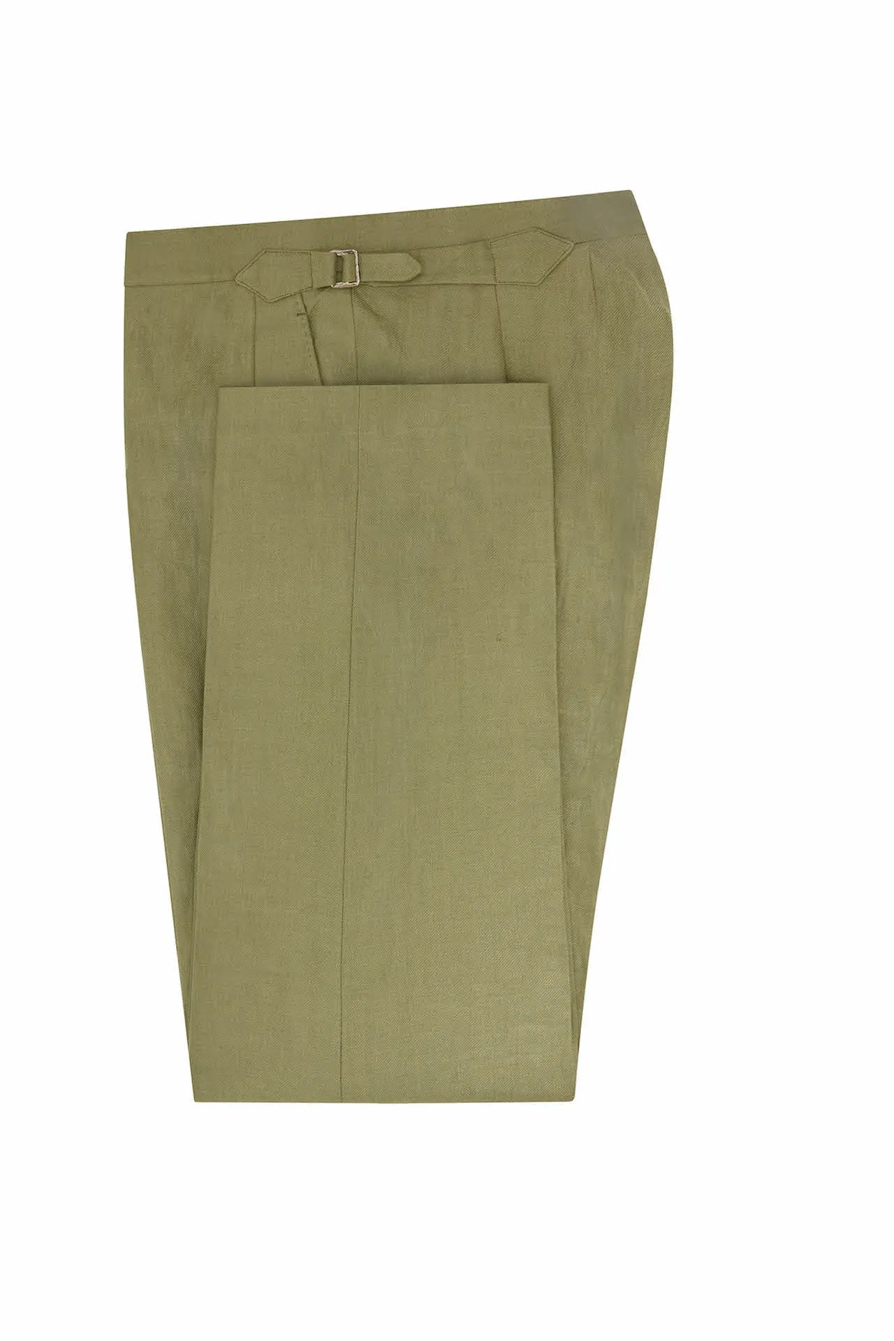 Sea Green Linen Trousers