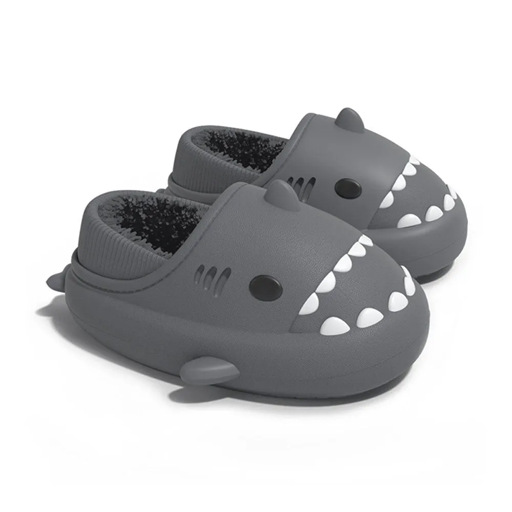 Sharkicks Basic - Winter Kids Heel-covered Shark Slippers