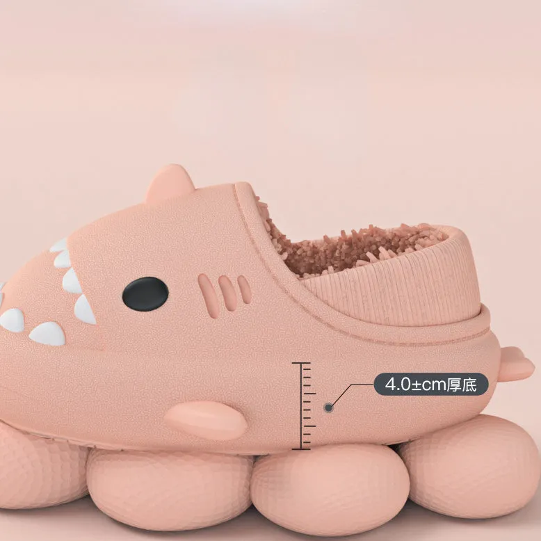 Sharkicks Basic - Winter Kids Heel-covered Shark Slippers