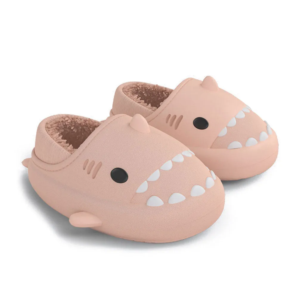 Sharkicks Basic - Winter Kids Heel-covered Shark Slippers