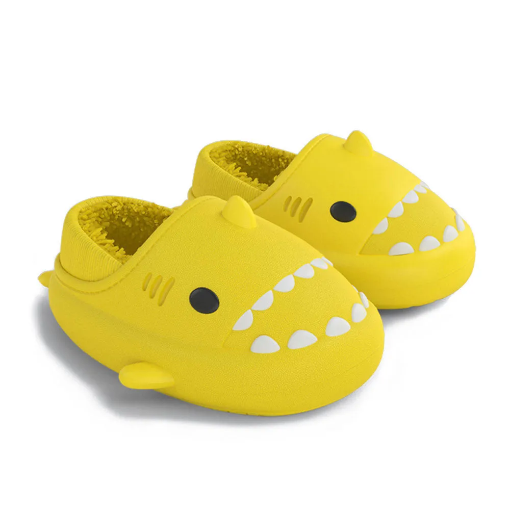 Sharkicks Basic - Winter Kids Heel-covered Shark Slippers