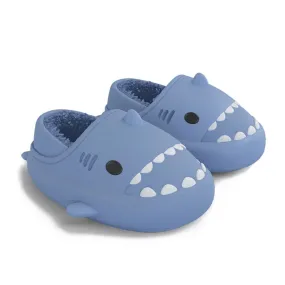 Sharkicks Basic - Winter Kids Heel-covered Shark Slippers