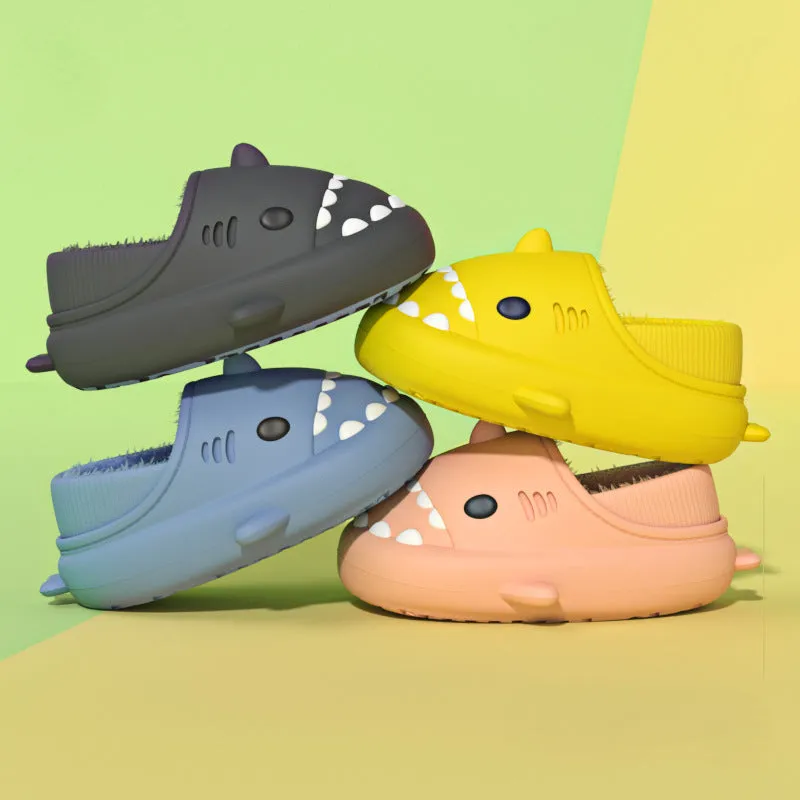 Sharkicks Basic - Winter Kids Heel-covered Shark Slippers