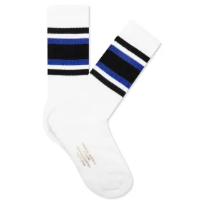 Skater Socks Type-1 - White/Blue