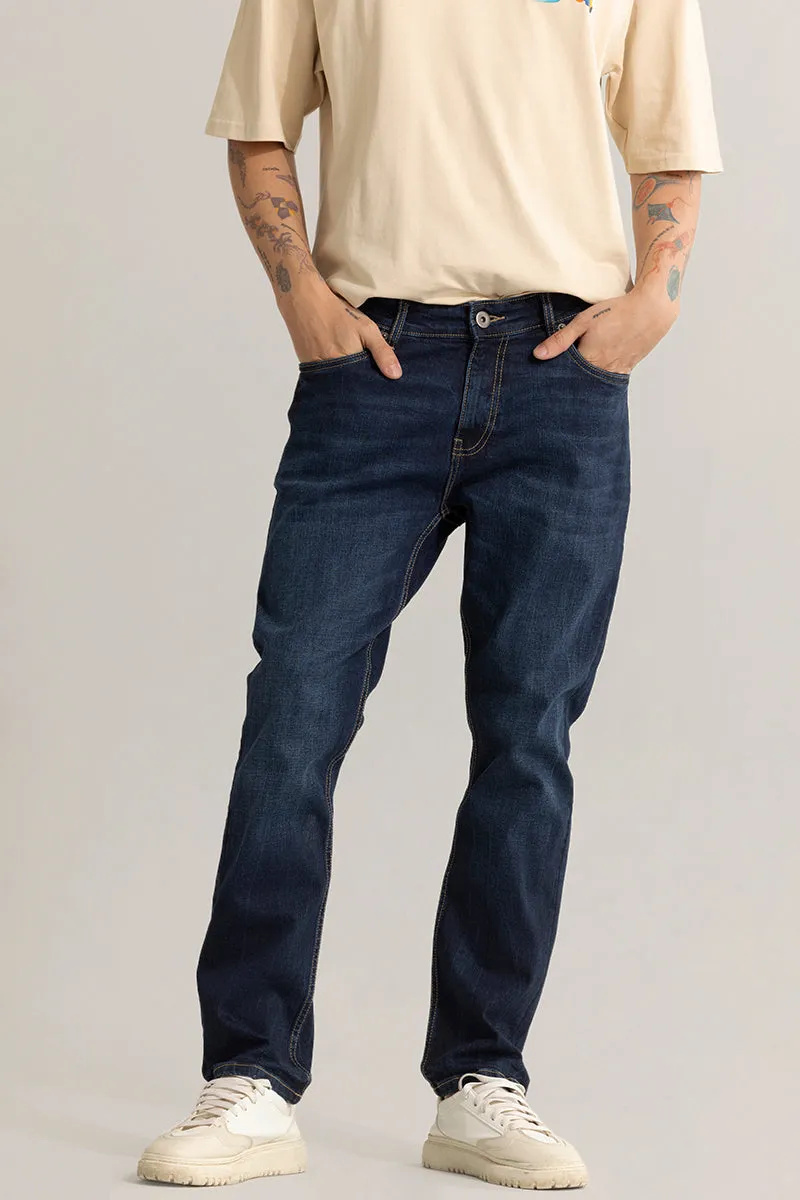 Specter Denim Blue Comfort Fit Jeans