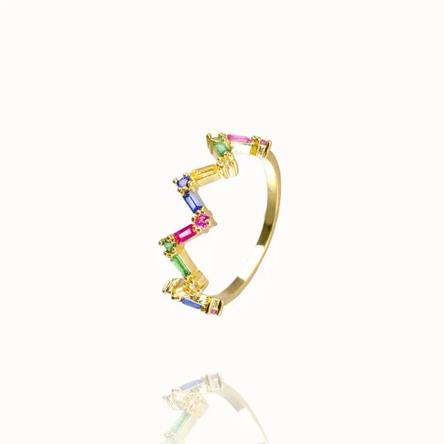 Spliice Rainbow Ring Gold