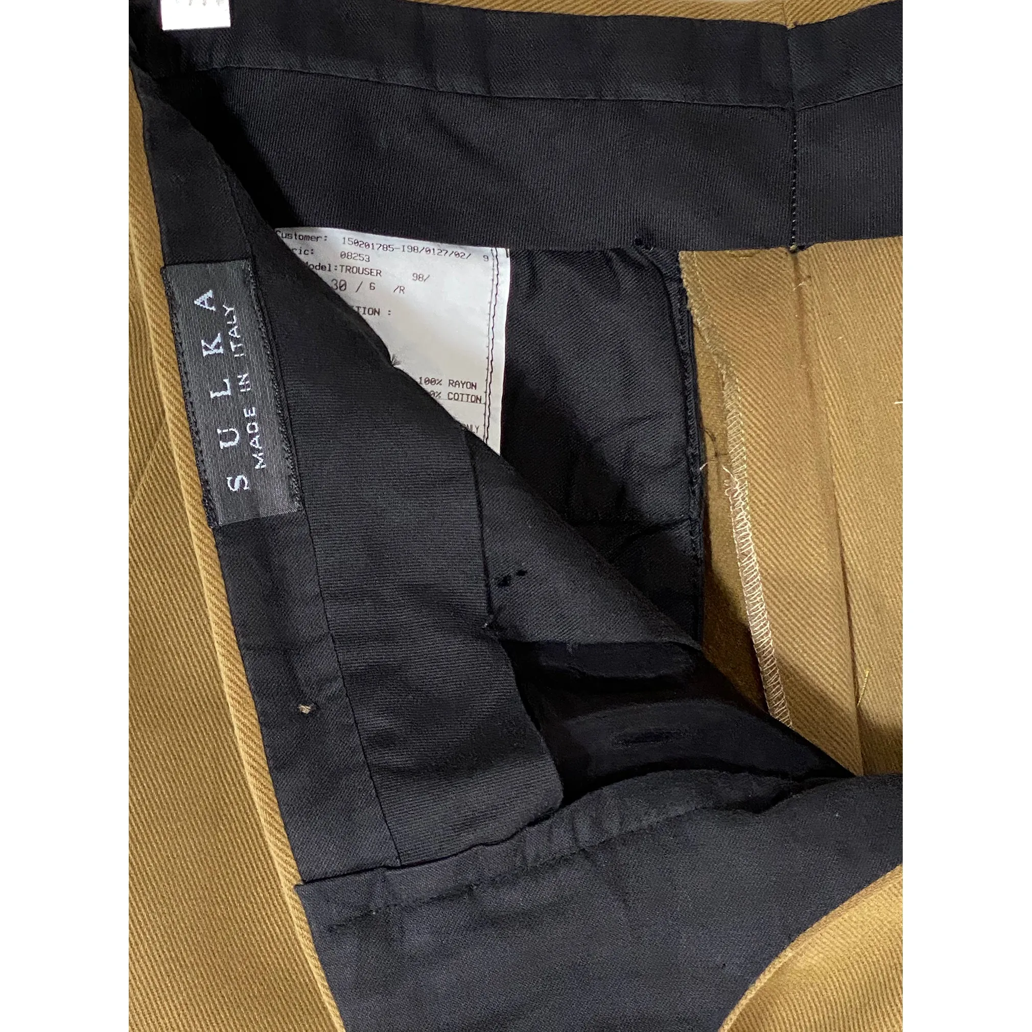 SULKA TROUSERS - Size 6