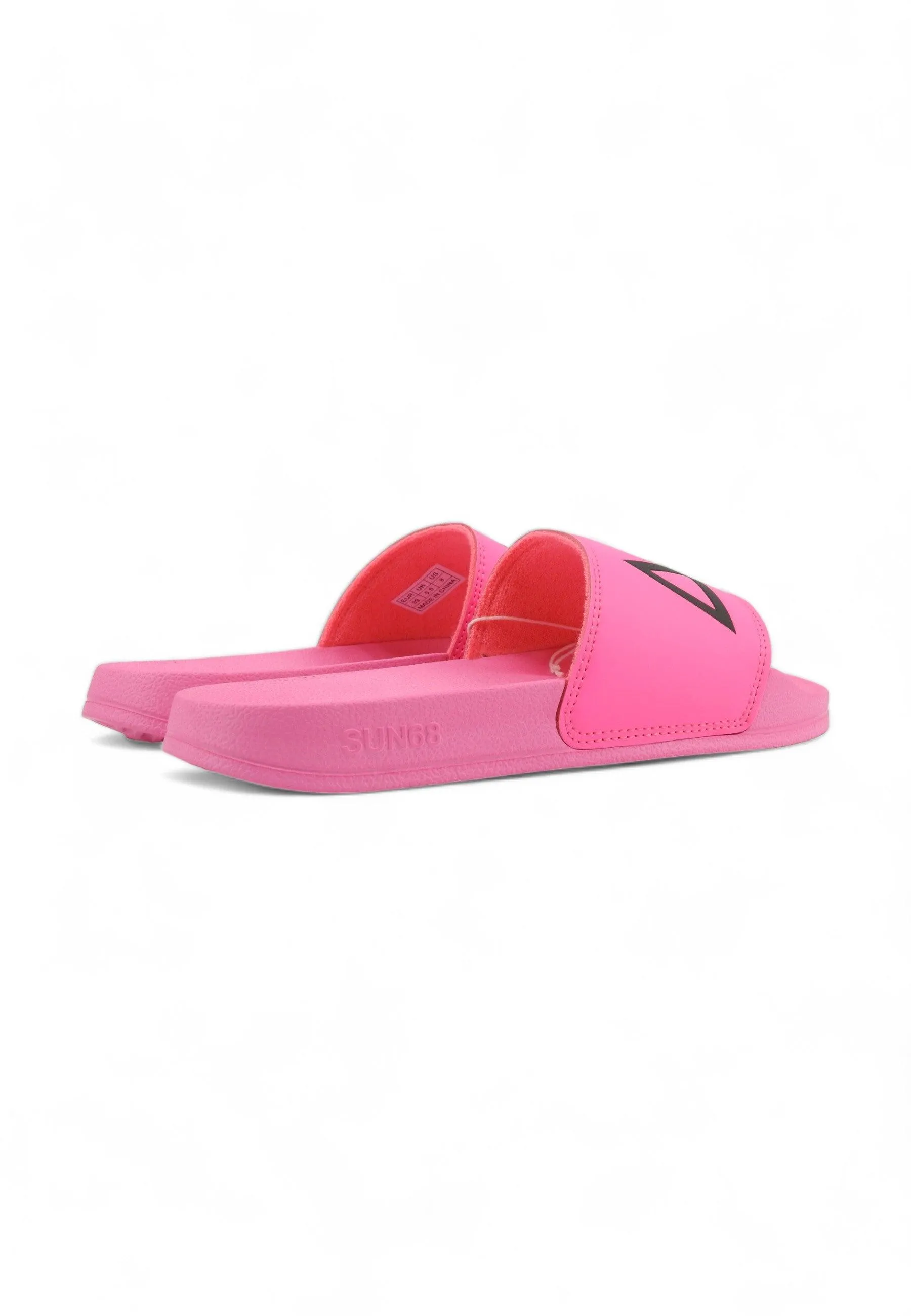 SUN68 Slippers Ciabatta Donna Fuxia Fluo X34203