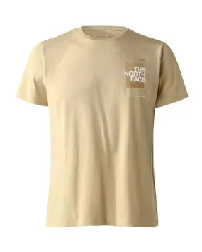 T-Shirt Uomo The North Face Foundation Graphic Tee Khaki Stone