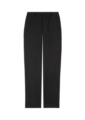 Tapered wool trousers