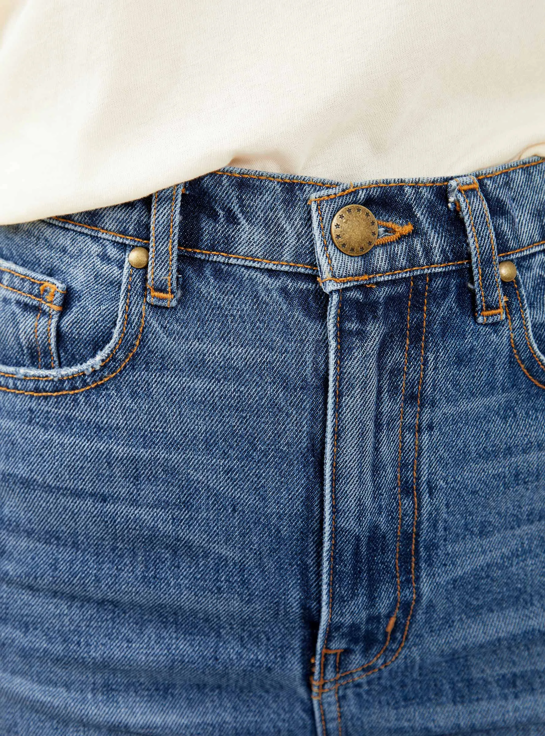 The Barrel Saddle Wash Jeans Blue