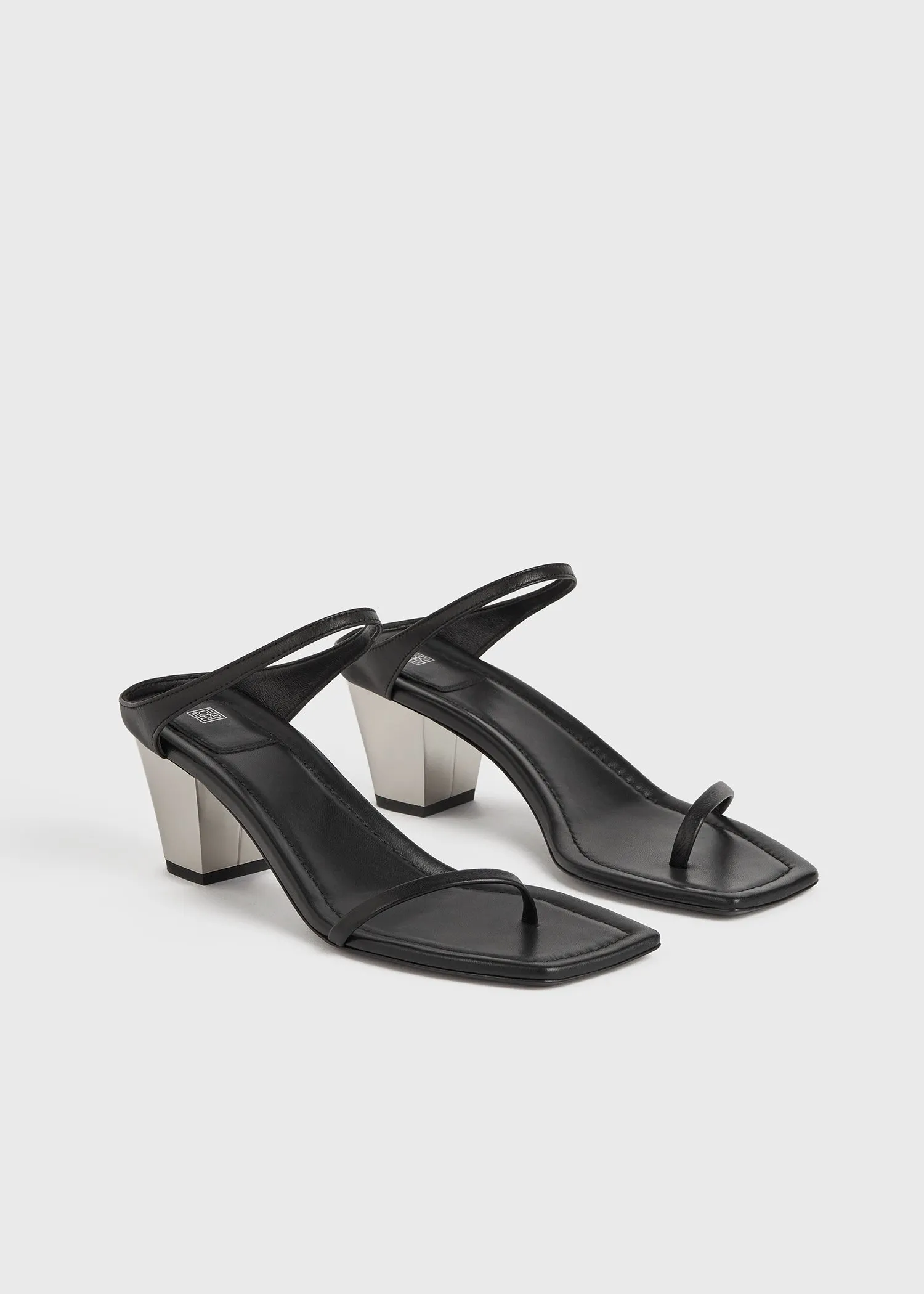 The City Sandal black/silver