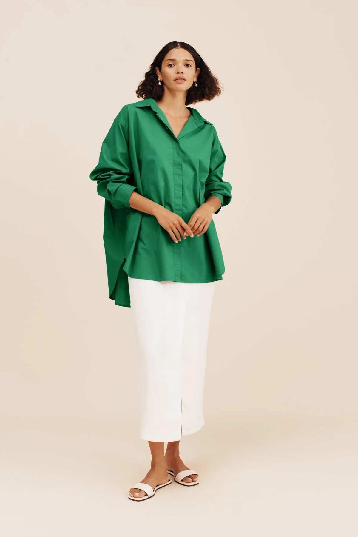 TIMOTHY SHIRT - TOPAZ GREEN