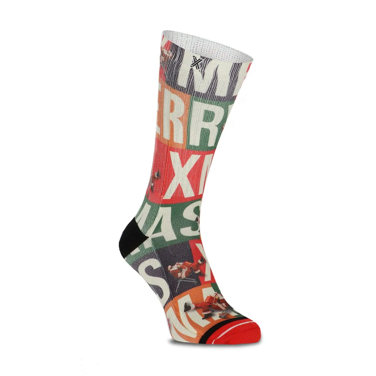 XPOOOS Socken Santa Shopping