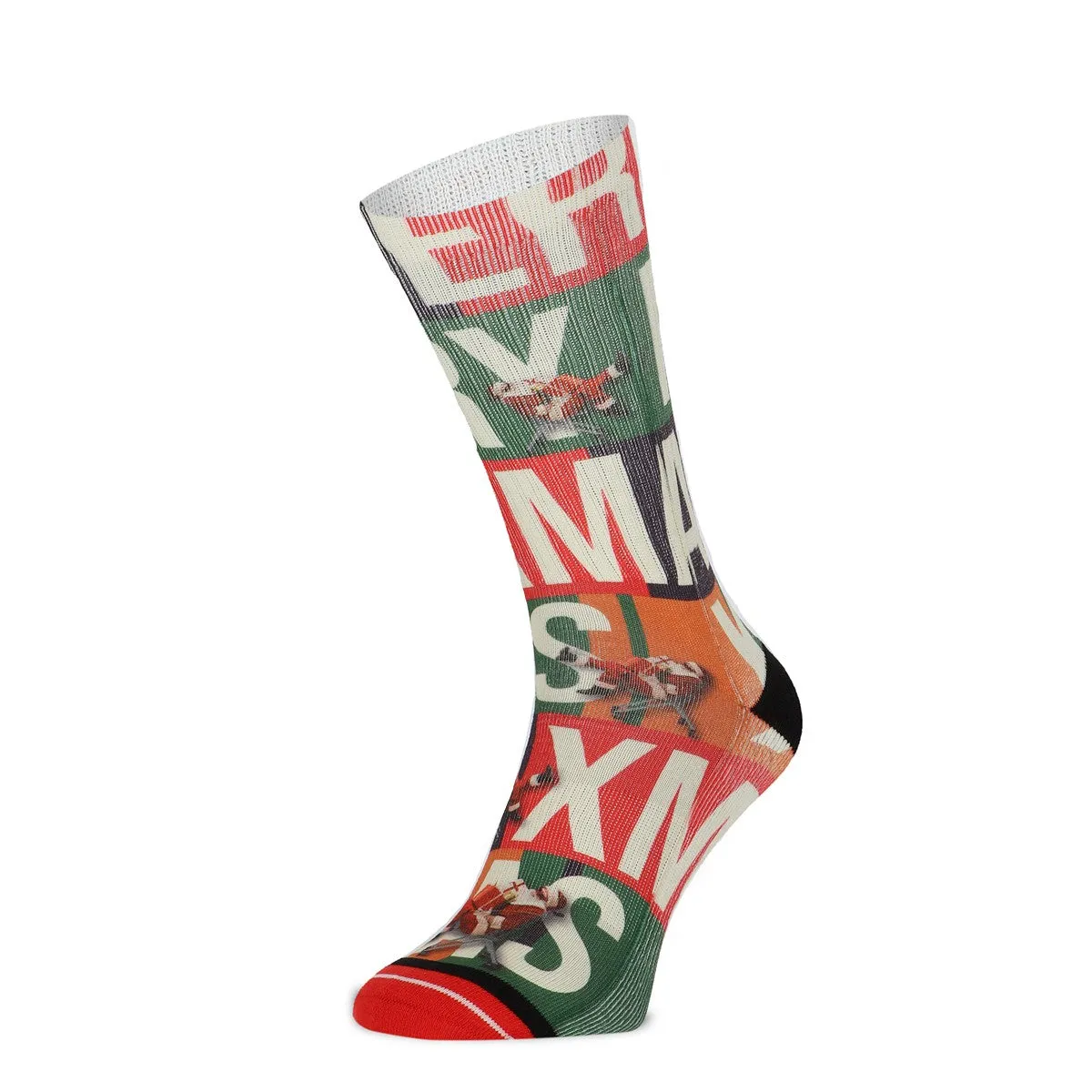 XPOOOS Socken Santa Shopping